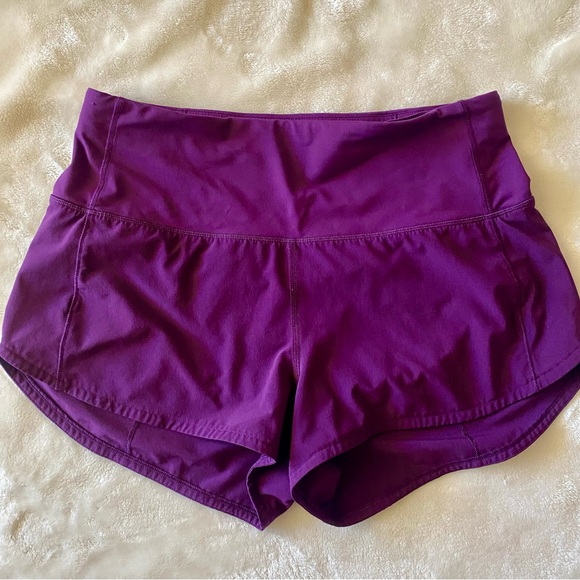 Lululemon Purple Athletic Shorts - Picture 3 of 5